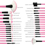 32Pcs Professional Makeup Brushes Set Eyeshadow Lip Powder Brush Cosmetics Tools