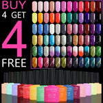 Soak off Color Gel Nail Polish 110 Colours Base Top Coat 8ml Salon Professional