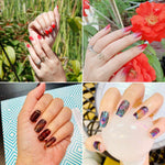 Color Nail Polish Strips BIG SALE BUY 4 GET 3 FREE Valentine Gifts Nail Stickers